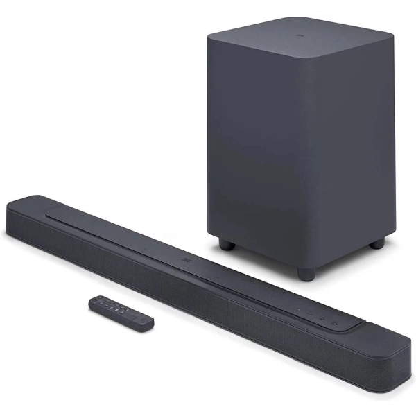 JBL Bar 500, 590W, 5.1ch Surround Soundbar with Dolby Atmos, MultiBeam and Wireless Subwoofer